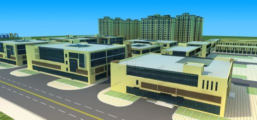 CG原創(chuàng) 模型 宇臻物流園 商貿(mào)城 廠房 物流倉(cāng)庫(kù) 幼兒園 住宅 商業(yè) 紅星美凱龍-CG模型網(wǎng)(cgmodel)-專(zhuān)注CG模型